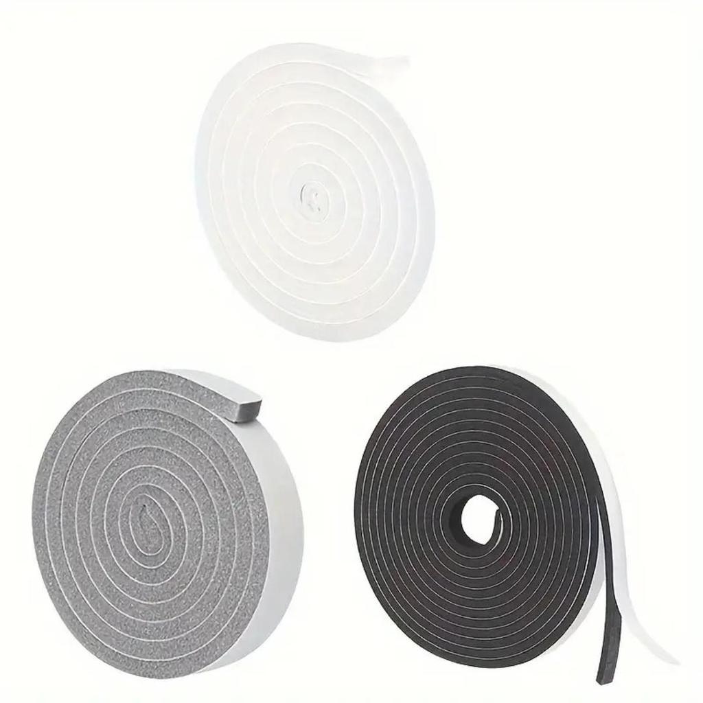 2/4MFoam Self-adhesive Door Window Sealing Strip Wearable Sliding Dustproof Sponge Strip Soundproof Home Insulation sealing tape