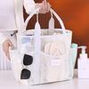 Mesh Beach Bag Large Capacity Gym Swim Bag Multi Pocket Tote