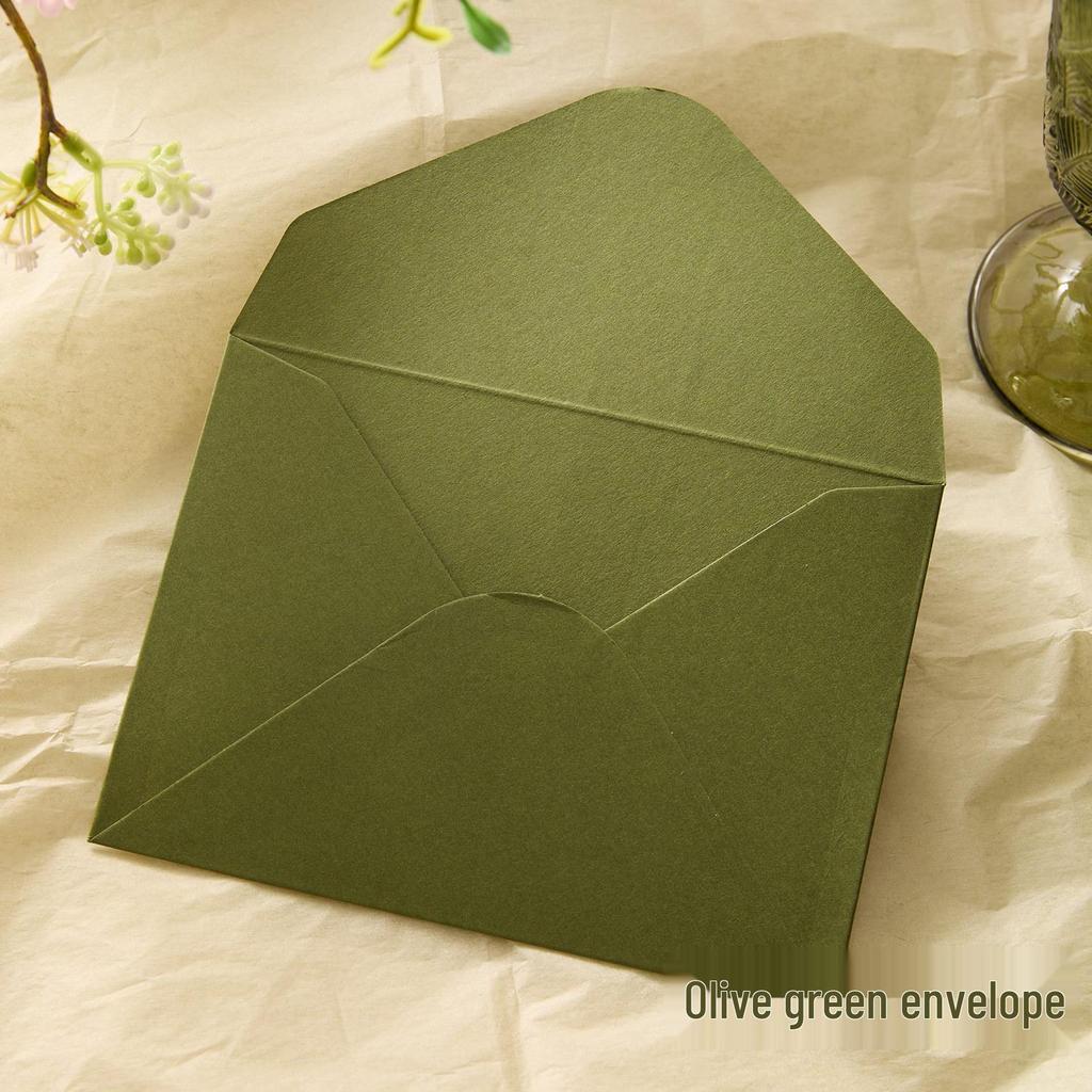 Avocado-Grüne Handgeschriebene Karte für Geburtstag, Valentinstag, Dankbarkeit und Neujahrswünsche