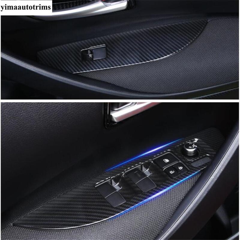 Middle AC Air Vent Strip / Steering Wheel Frame / Gear Shift Head Cover Trim ABS Accessories For Toyota Corolla E210 - 2025