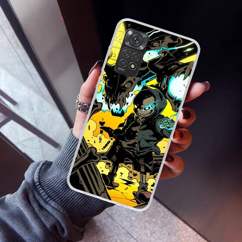 Undertale Papyrus Sans Doggo Phone Case For Xiaomi Redmi Note 15 14 14S 13 12S 12 Pro Plus 11S 11 10S 10 4G Cover 11E 11T 5G Pri