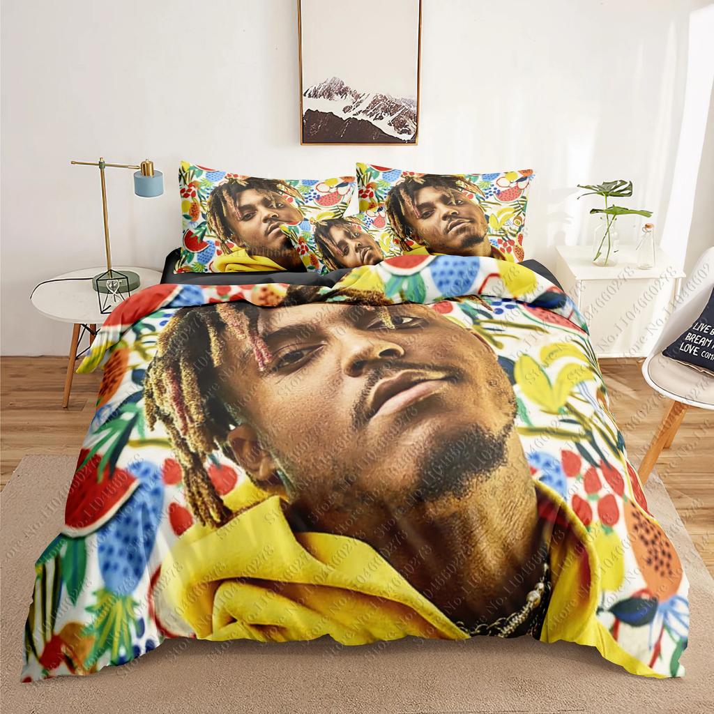 Juice Wrld 3D Bedding Sets print duvet cover Adults/ children bed comforter birthday gift dropshipping