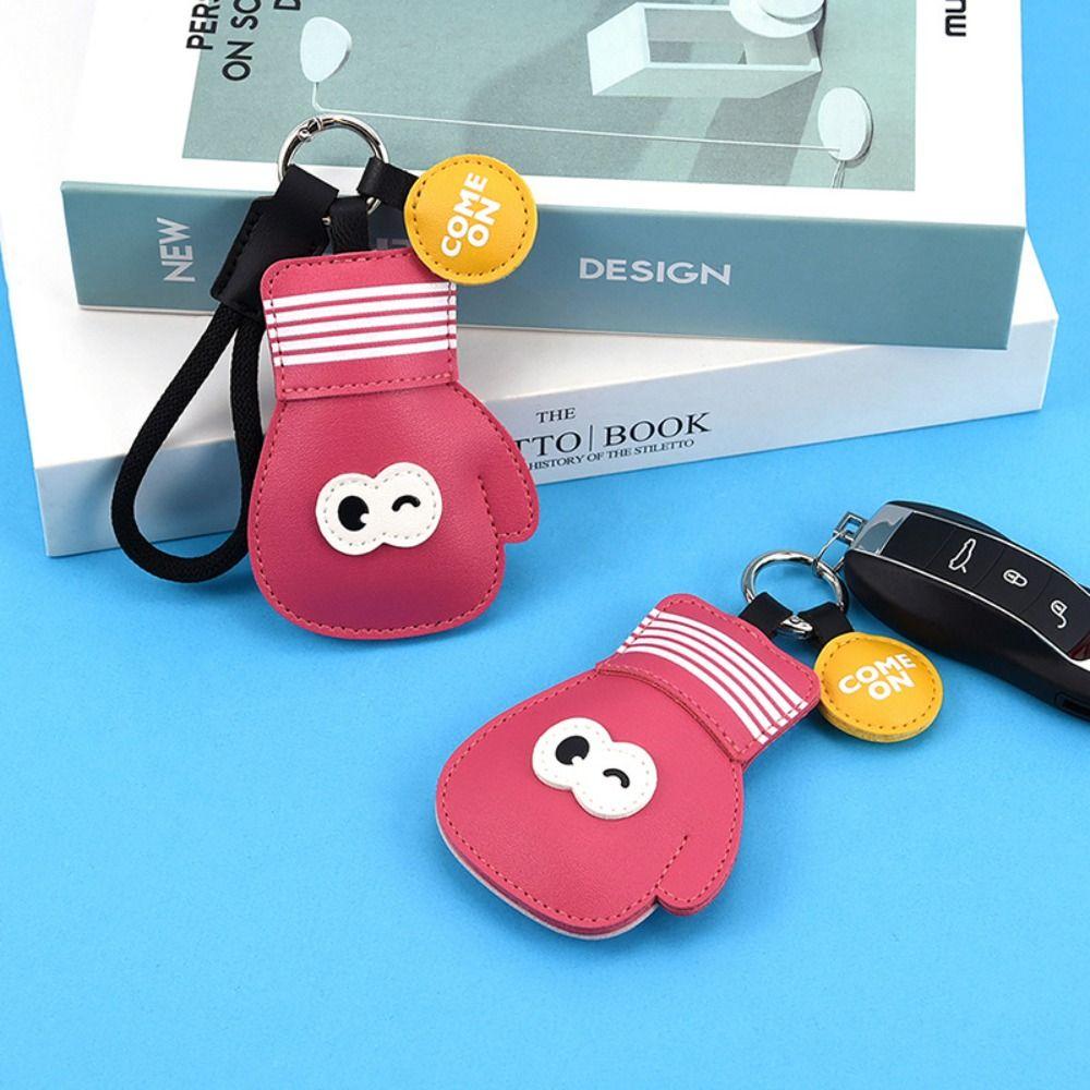 Wrist Strap Table Tennis Leather Pendant Badminton Cartoon Keychain  Girls Couple Girlfriends