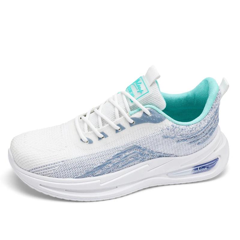 

Fashion 2024 Autumn New Sneaker Men Shoes Platform Tennis Thick Sole Lightweight Running Lace Up Comfortable Mesh Training Casual Shoes 45