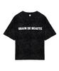 Geulaengdeubotte Overfit Vintage T-Shirt [Black]