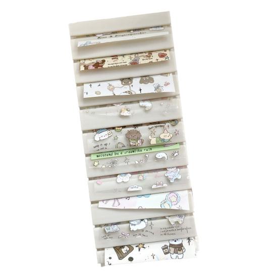 

Nail Art Transfer Foil Box 10 Slots Plastic Nail Foil Rolls Decals Organizer Case Professional DIY Salon Dust-Proof Manicure Art Foil Storage Box синій
