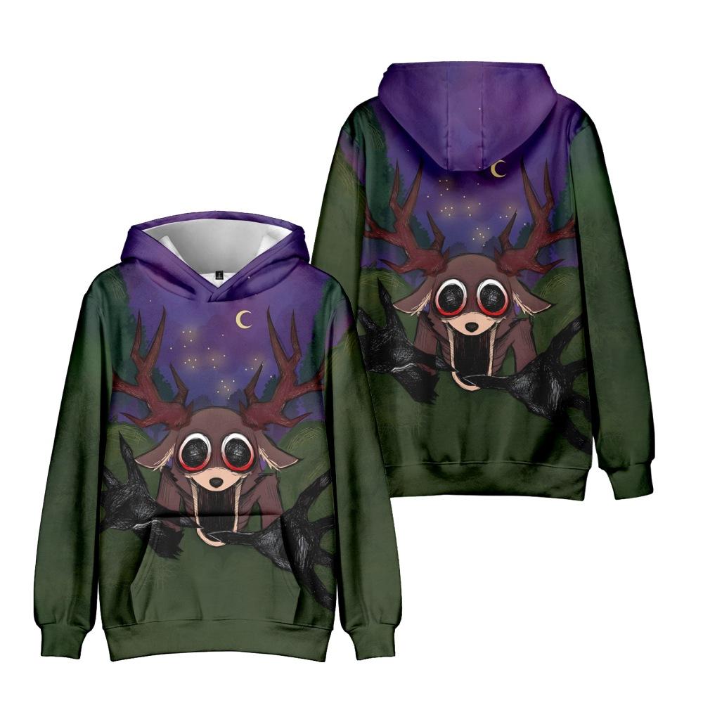 99 Nights In The Forest Anime Hoodie Cartoon Hoodie Streetwear Hooded Sweatshirt Men Women Cosplay Sports