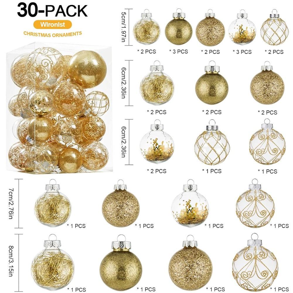 Christmas Decoration Ball 8cm Christmas Ball Window Decoration Hanging Ball Christmas Tree Decoration Pendant