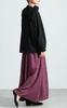Gold Japan Plus Size Long Autumn Purple Women's Dress, Hoodie, Sleeves, Long, Docking, Style, Sw-0574, 4L-5L,