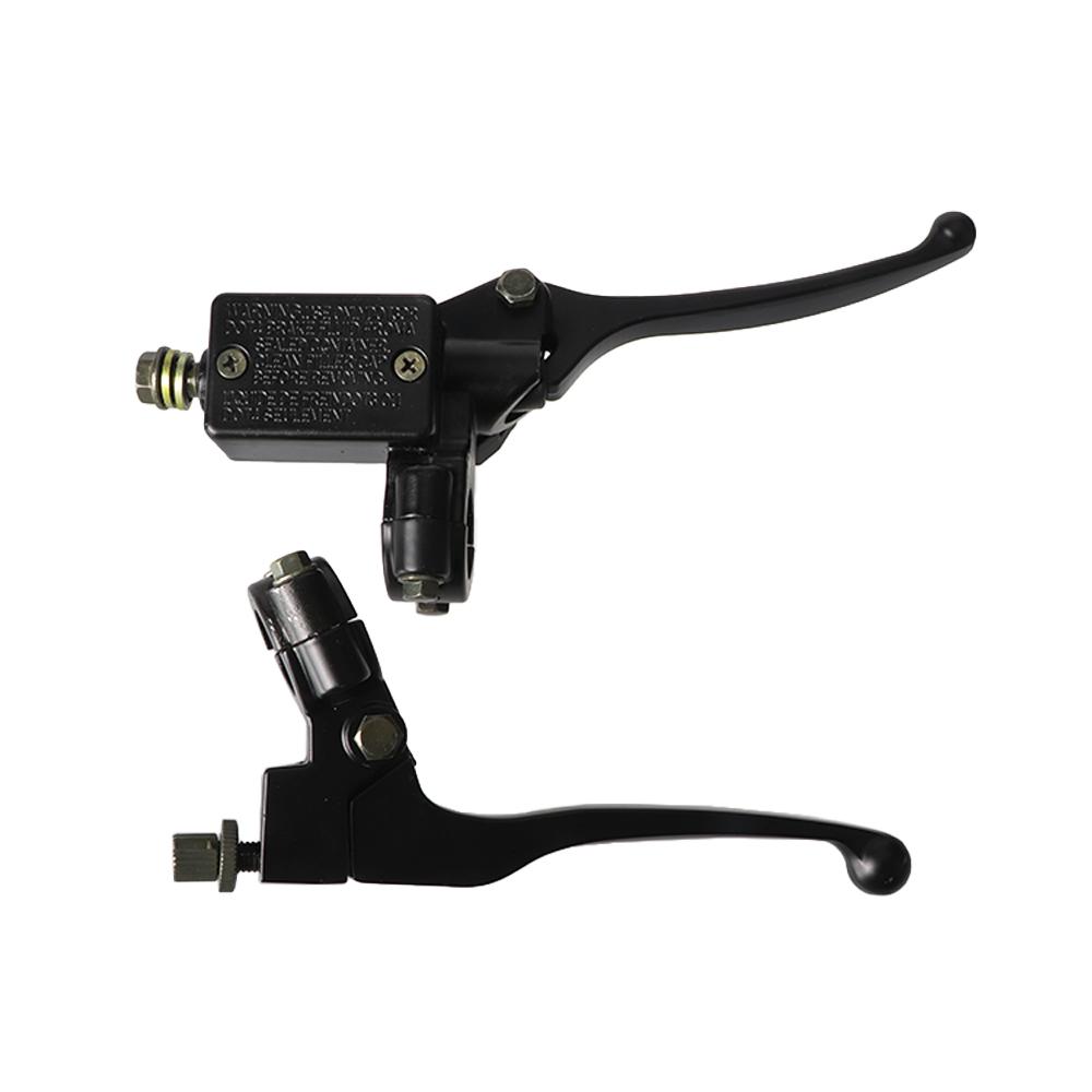 Motorcycle Brake Pump Right Master Cylinder Hydraulic Brake Lever Left Clutch handle For Dirt Pit Bike ATV Quad Moped Scooter