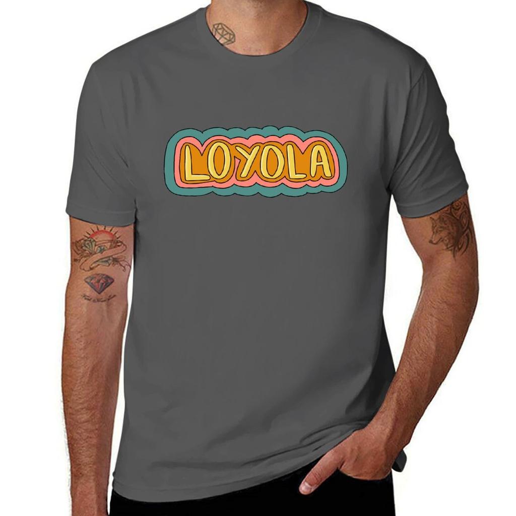 Loyola Retro Bubble Tshirt Big Size Daily Wear Tshirt