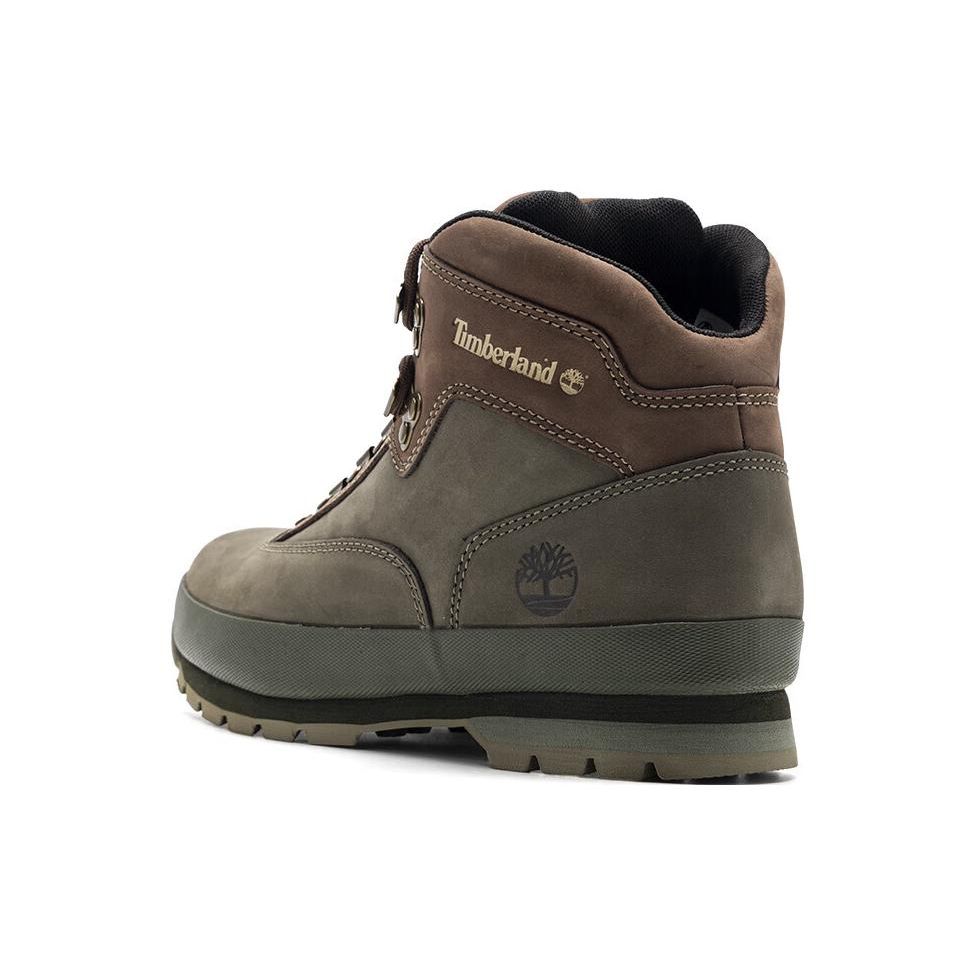 Timberland Runde Zehenpartie Schnürung Rutschfest Langlebig Mid-Top Wanderschuhe Herren Wanderschuhe Dunkelgrün A5ZHHA58