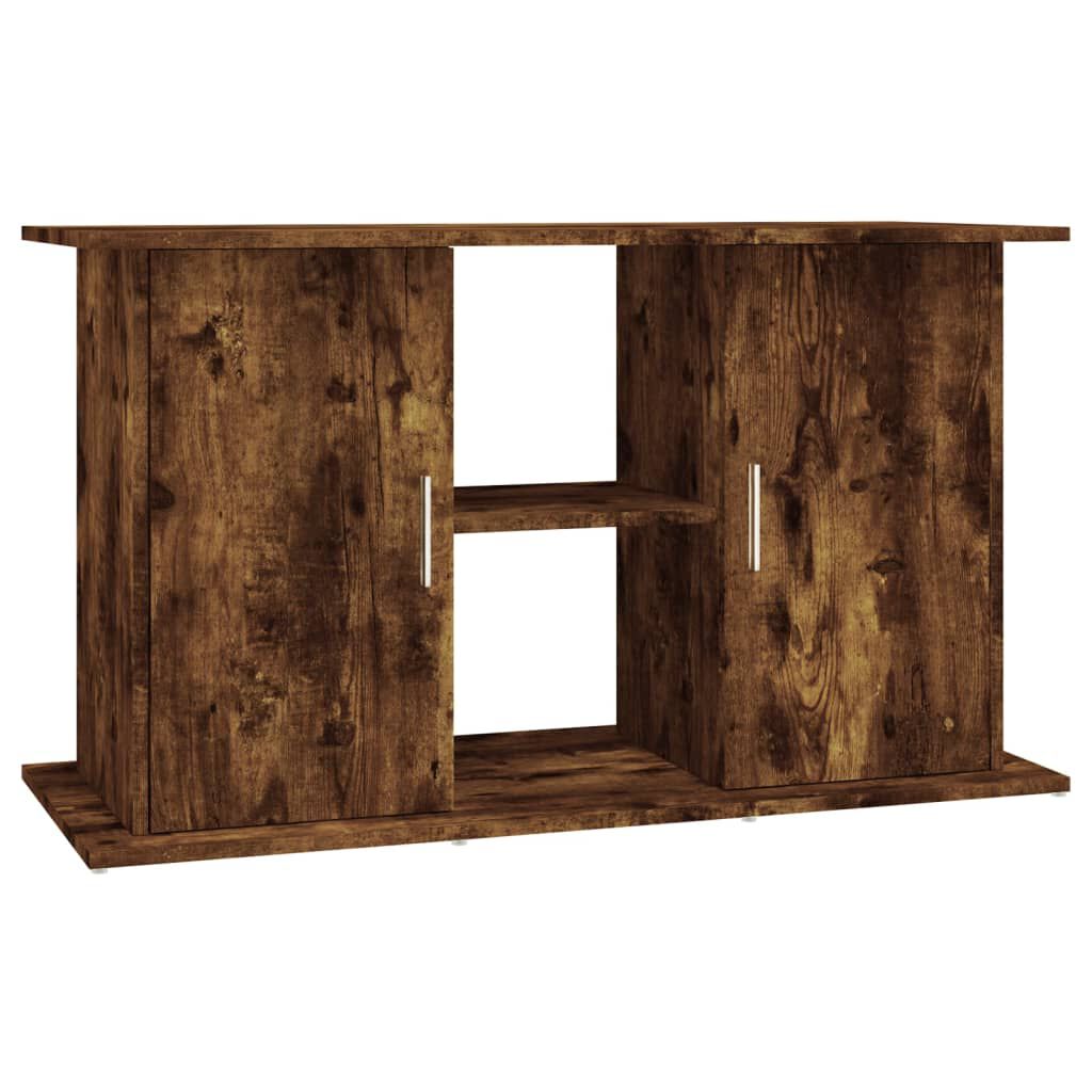 vidaXL Aquarium Stand Smoked Oak 101x41x58 Cm Engineered Wood
