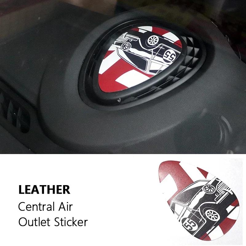 Zentraler Luftauslass Leder Spezielle Abdeckung Aufkleber Für Mini cooper one Für F54 F55 F56 Für Clubman Hardtop Hatchback ybln9