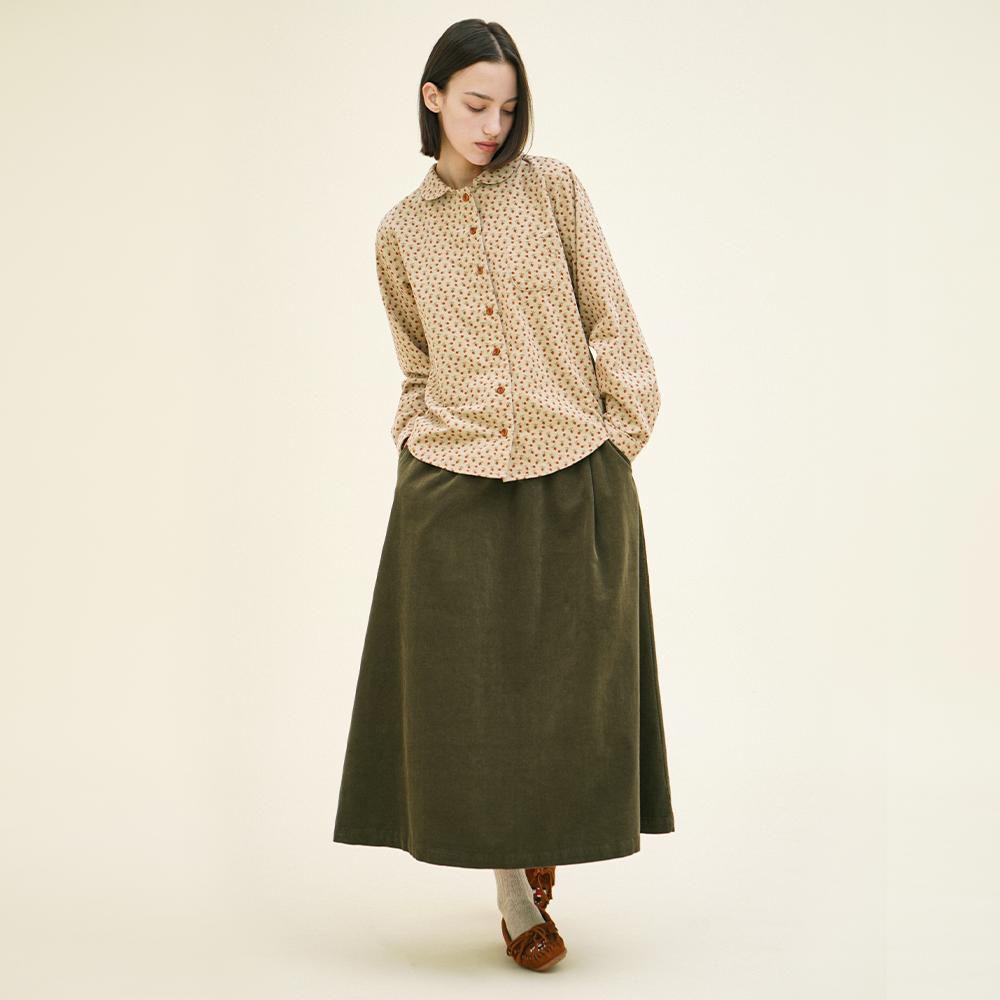 Chikita A Skirt (Corduroy) Khaki 244403Skh