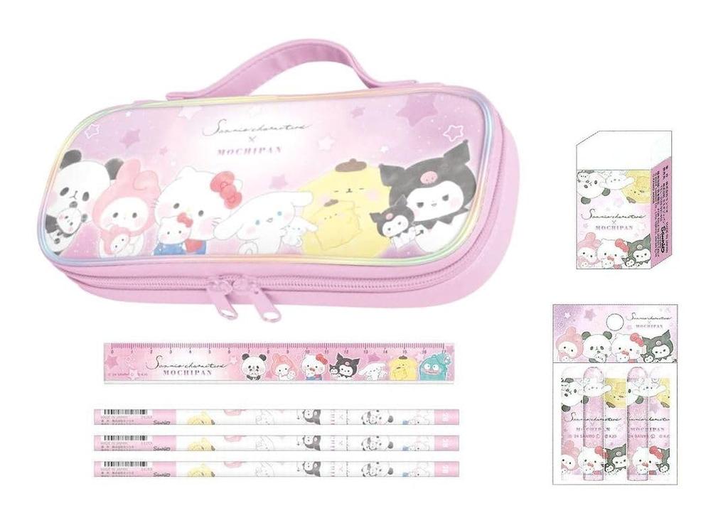 Elementary school girl 1st grade Sanrio x Mochipan stationery set 2B writing pencil Back to school kindergarten entrance new school year girl