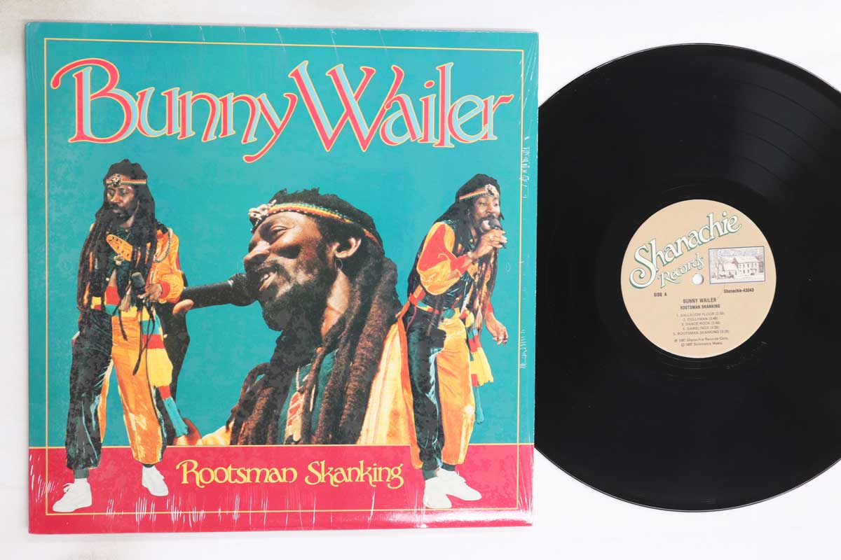 

LP Record BUNNY WAILER - Rootsman Skanking SHANACHIE43043 Shanachie 1987 US Reggae, Ska & Dub Used