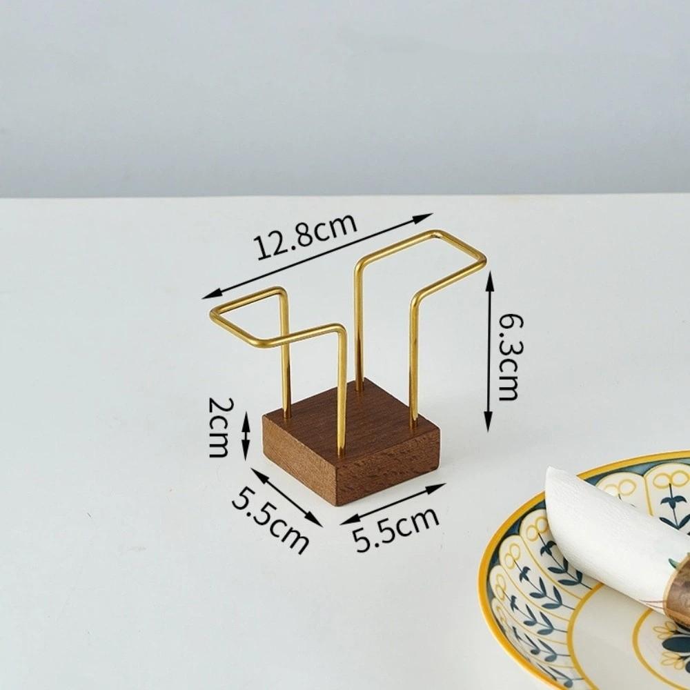 New Wood Tissue Holder Creative Design Elegant Toothpick Box Multifunction Desktop Organizer Dining Table