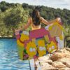 Cartoon The S-Simpsons Towel Quick Drying Beach Towels Are Suitable For Swimming Pools Camping Yoga And The Gym