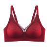 Wireless Push Up Bra Sexy Back Support Lace Trim Breathable Comfort Underwear