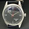 VINTAGE HMT JANATA HAND-WINDING INDIAN MENS BLACK COLOR DIAL WATCH a700319-5 R202-a700319