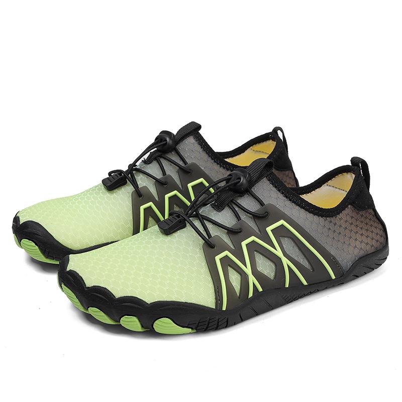 Herren Barfuß Flats Weite Handfläche Fahrschuhe Damen Orange Wasser Aqua Schwimmen Flussaufwärts Schuhe Yoga Fitness Schuhe Große Größe