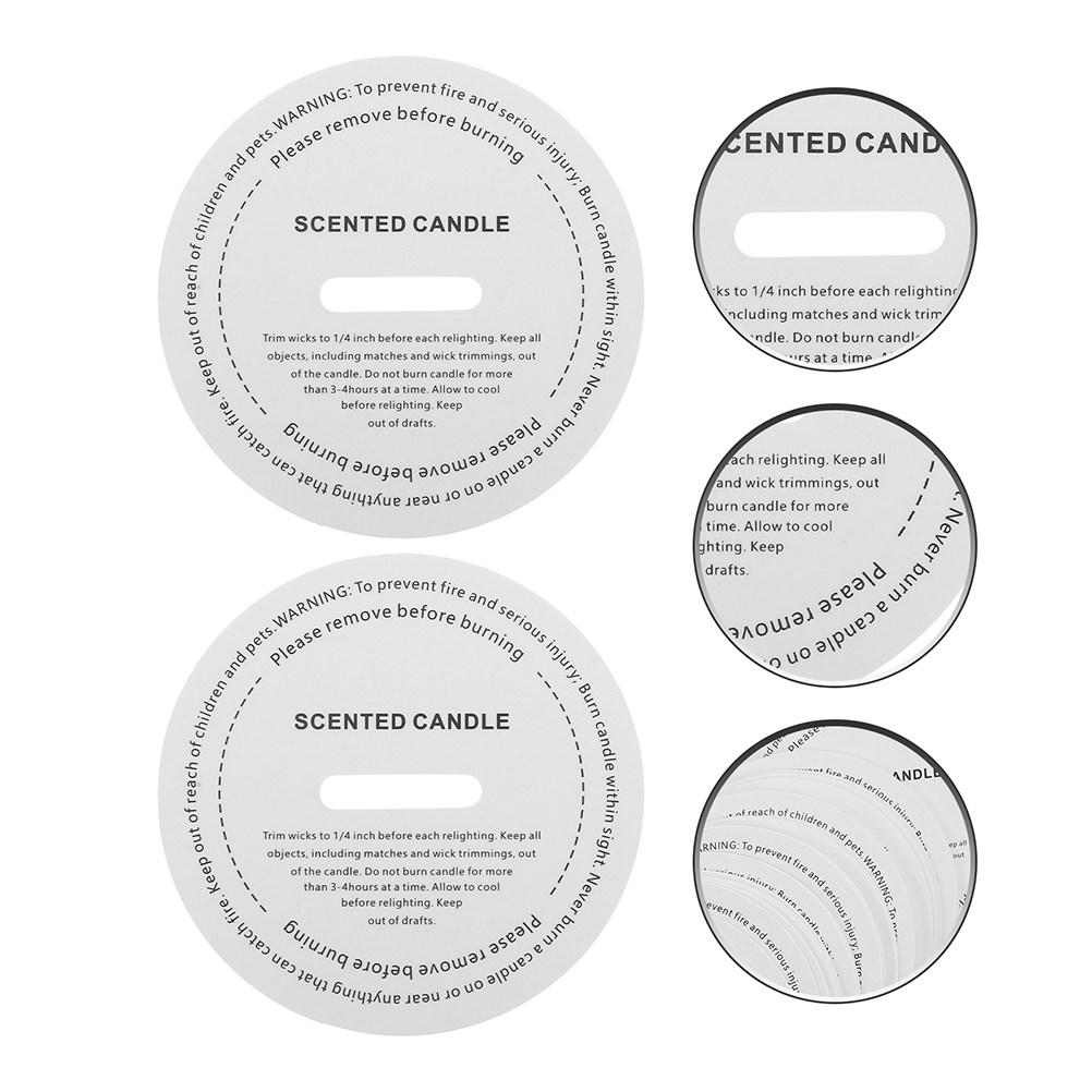

50Pcs Dust Covers Protective Round White Cardboard Covers for Jar Candles Wax Handmade Aromatherapy DIY Making 5X5X0.1CM