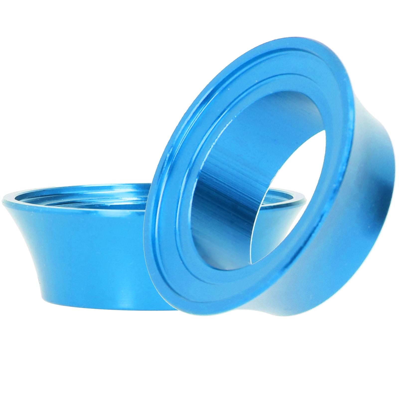 

2 шт. Алюминиевый сплав с ЧПУ 15 мм Коническая шайба для велосипеда Конические проставочные кольца для штока передней вилки велосипедаСиний синий