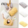 Cooling Bed Pillow Pineapple Bun Pillow, Fluffy Quilted Marshmallow-Soft for Warm Sleepers Adults Bedroom Dorm Sleeping Couch Lounging Marshmallow