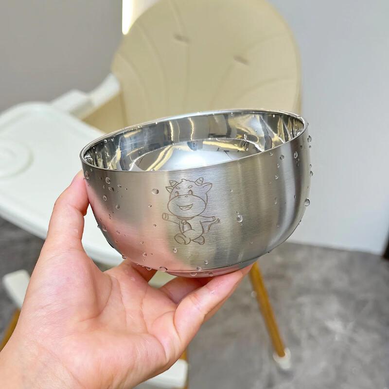 Yipan Thickened Stainless Steel Anti-Scald Zodiac Soup Bowl