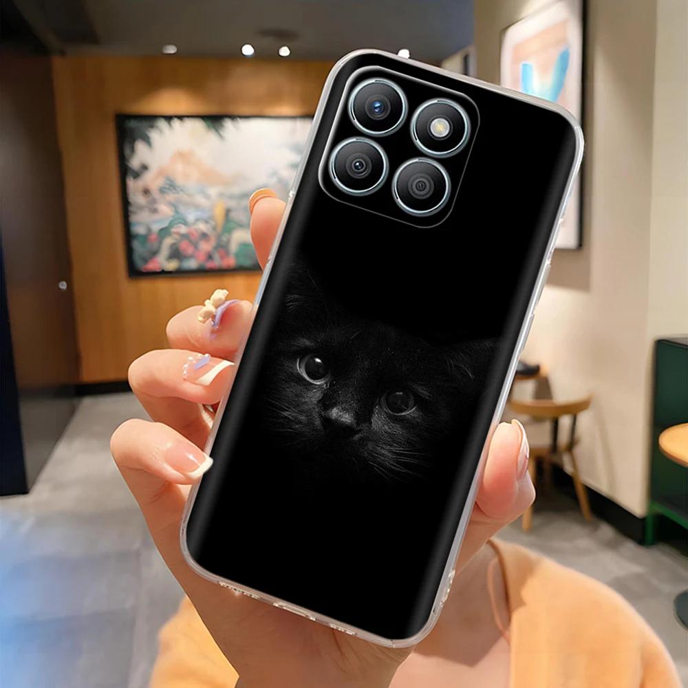 Für Honor X8b Handyhülle Bunte Muster Hülle Abdeckung Für Honor X8B HonorX8b Transparent Weiches Silikon Anti-Drop Stoßfänger Fundas Capa