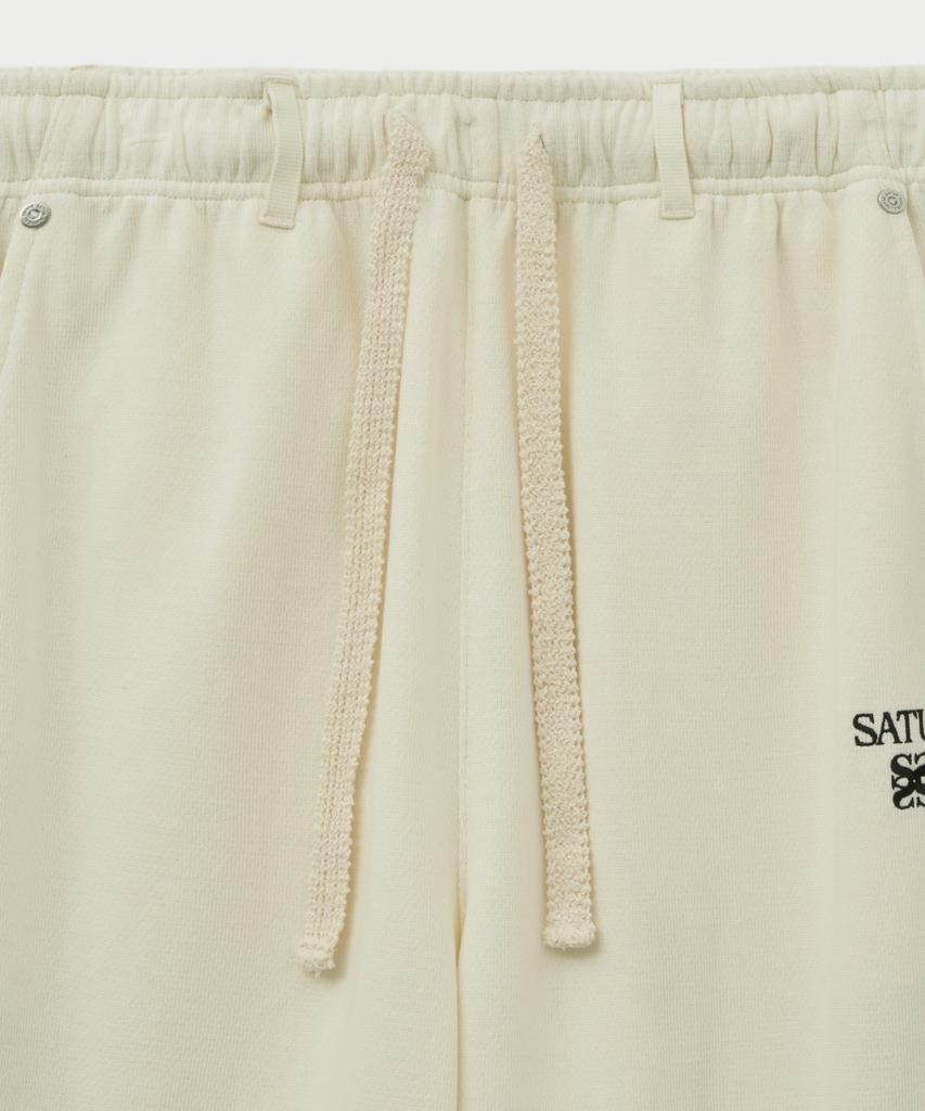 Seteo Roton Cargo Track Pants Cream Black