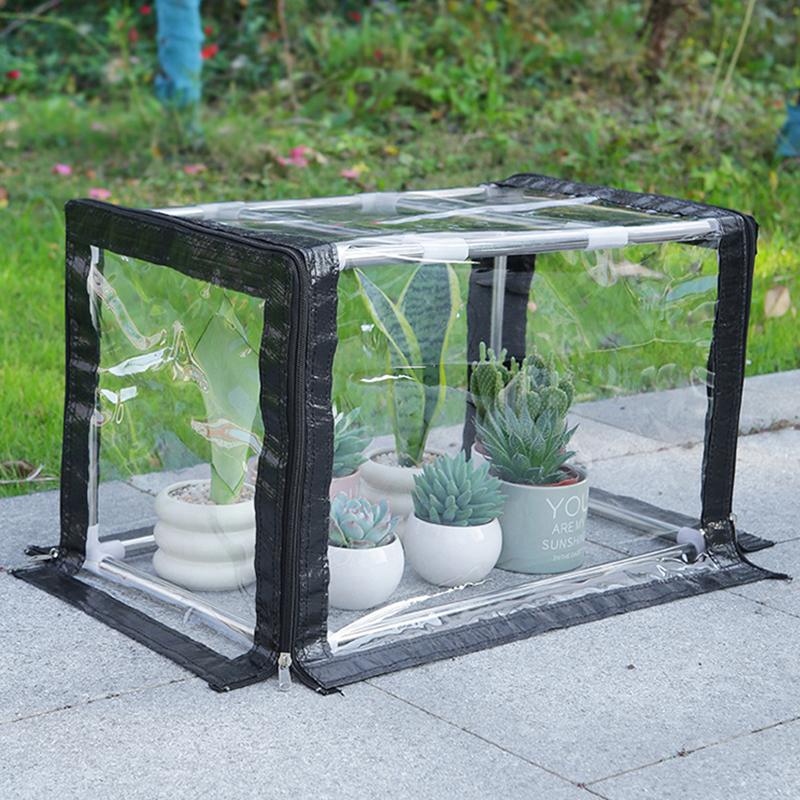 DIY Garden Succulent Plant Insulation Shed Clear Rainproof Cover Balcony Pet Rain Shelter Winter Plant Sunshine Shed