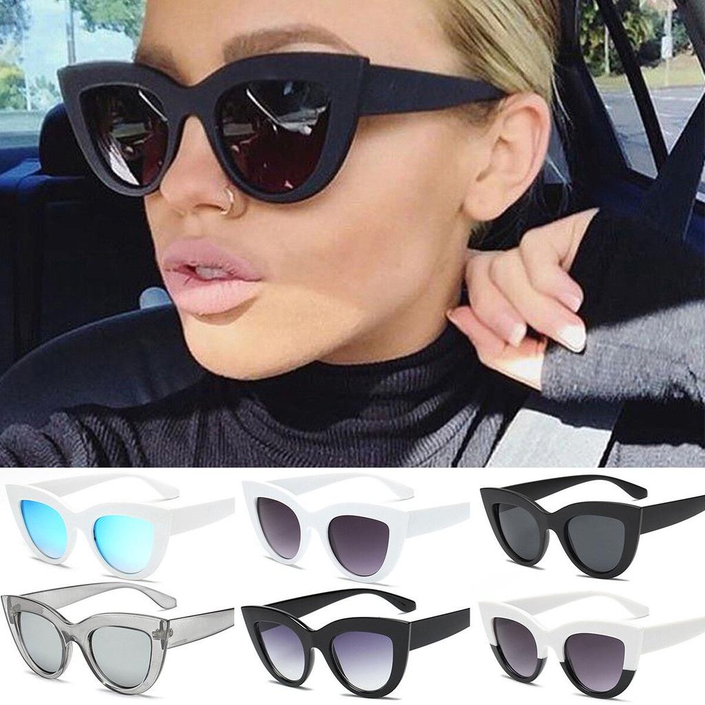 Elegant 2018 Women Ladies Cat Eye Retro Vintage Style Rockabilly Sunglasses With Uv Protection