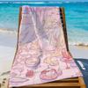 Anime C-Chobits Cute Chii Towel Sports Quick Dry Travel Camping Gear Sandproof Soft Light Large Beach Towel