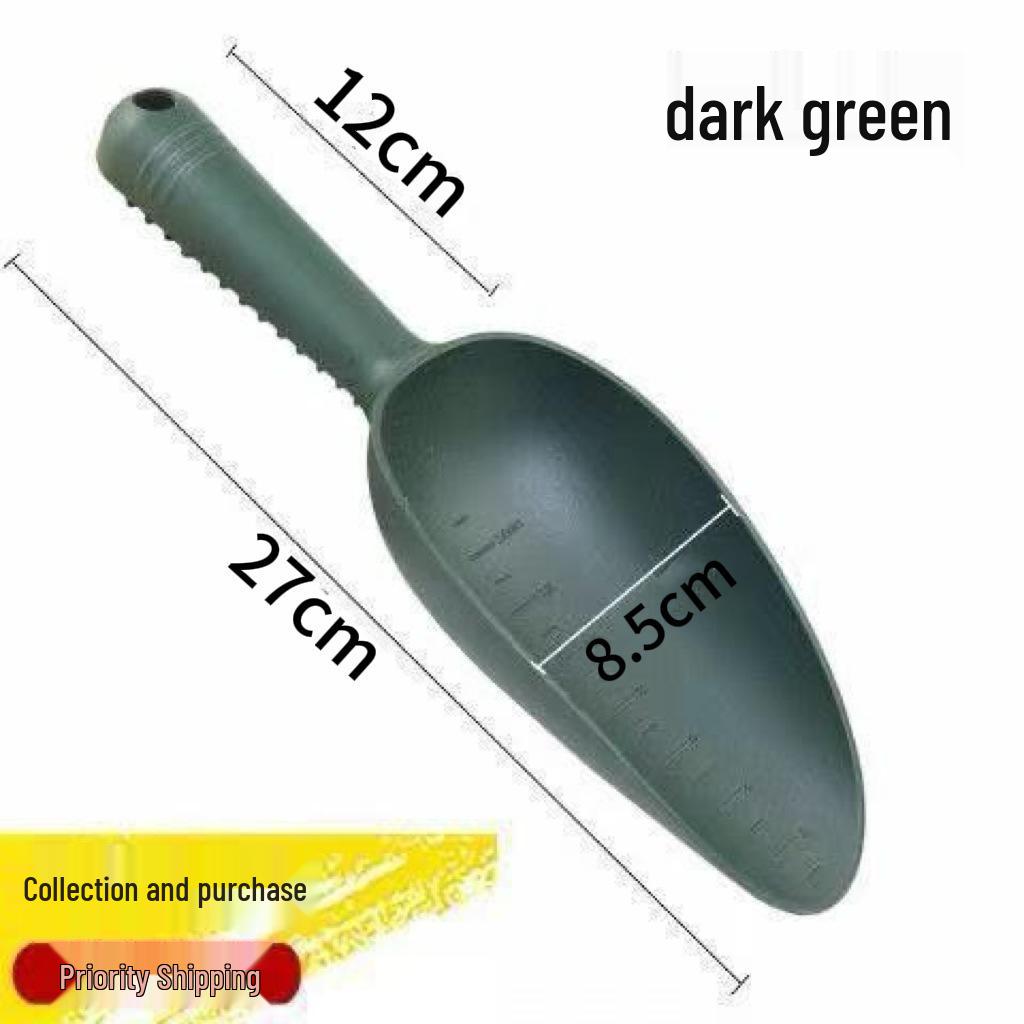 

Gardening Shovel: Thickened Plastic Tool for Planting, Digging, and Loosening Soil in Vegetable and Flower Gardens. армия зеленый
