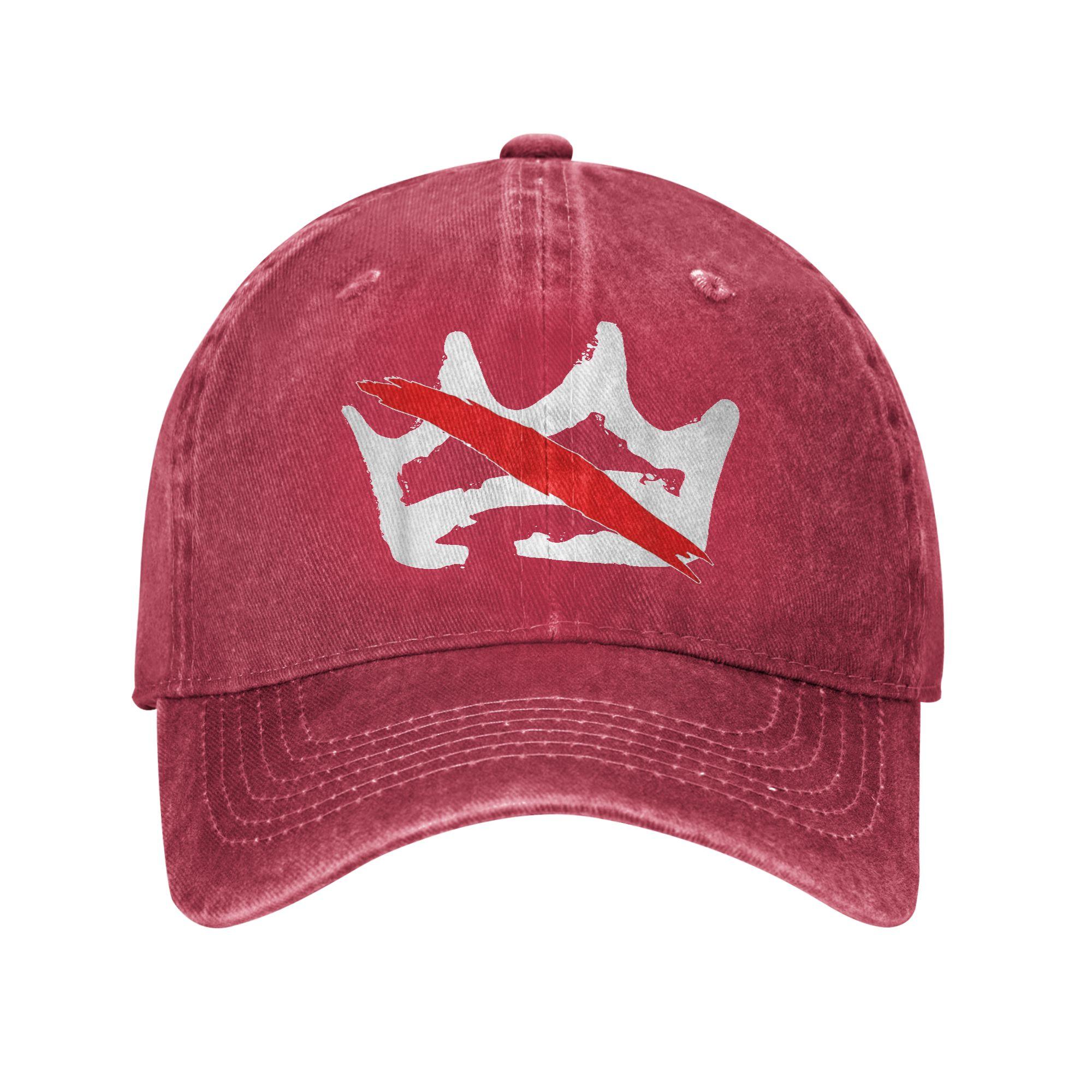 Baseball Cap No Kings Shirt Men Women No Kings October 18 Summer Trendy Hip Hop Hats  Men Adult Print Kpop Rock Baseball Caps One Size