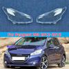 For Peugeot 208 2012 2013 2014 2015 2016 2017 2018 Accessory Cars Headlight Glass Replace The Original Lampshade