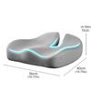 Memory Foam Seat Cushion Breathable Soft Seat Pad Ergonomic Chair Cushion Non Slip Sitting Pad for Buttocks Tailbone