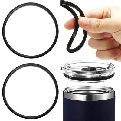  10Pcs Lid Sealing Gaskets Leakproof Silicone Cup Lid Gaskets Replacement Seals