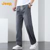 JEEP Men's Lyocell Blend Summer Casual Straight-Leg Pants