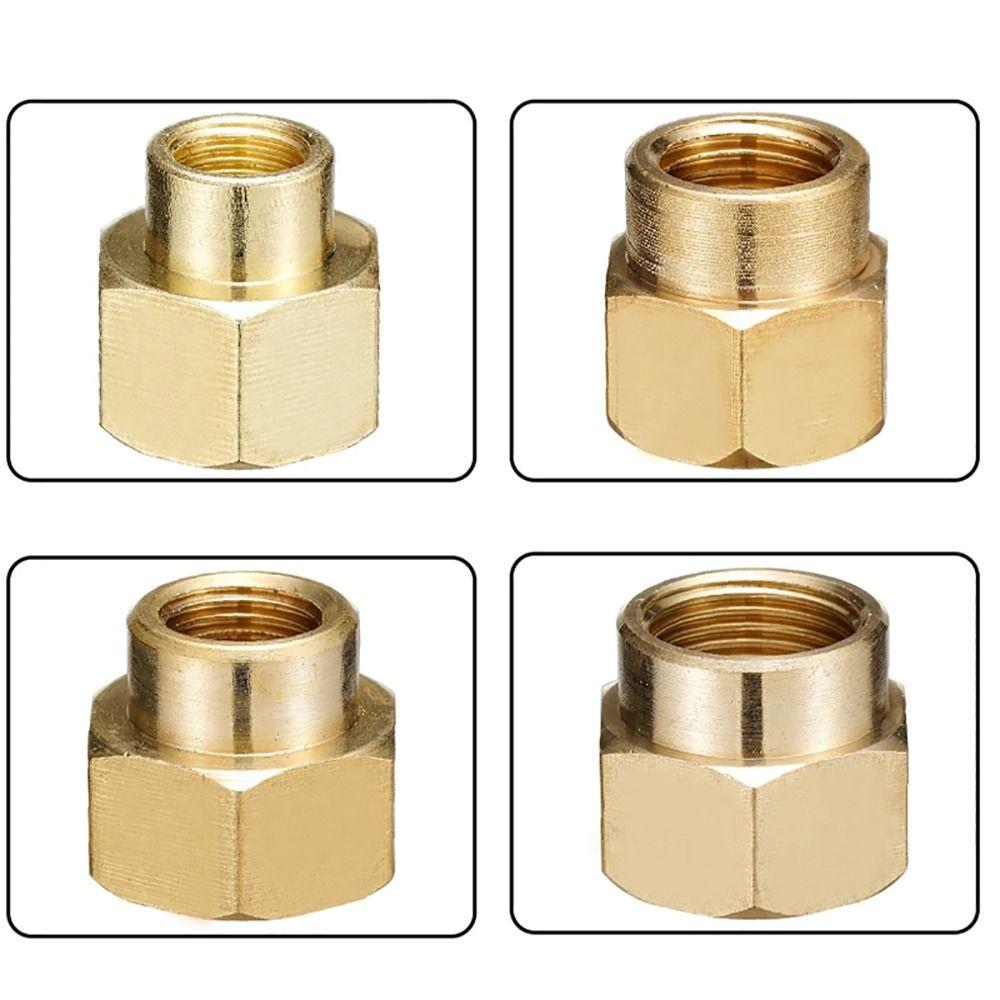 1Pcs Reducer Pipe Fitting 1/8 1/4 3/8 1/2 3/4 Water Gas Adapter New Hex Bushing Connectors