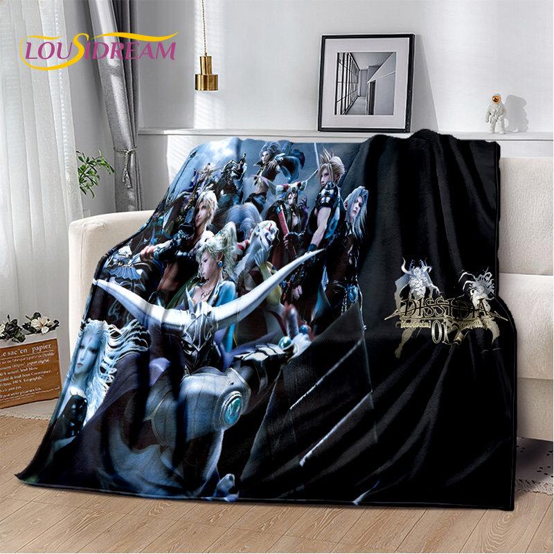 Final Fantasy Series Games Gamer  Soft Plush Blanket,Flannel Blanket Throw Blanket for Living Room Bedroom Bed Sofa Picnic Cover