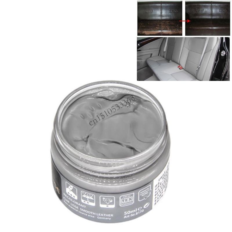 

090E Multipurpose Leather Filler Repair Cream Resin Repair Liquid for Sofa Scratch сірий колір