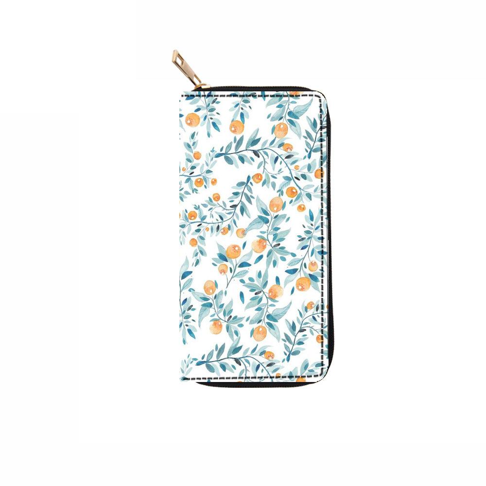 Women's Wallet Digital Long Zipper Wallet, Wallet Clutch