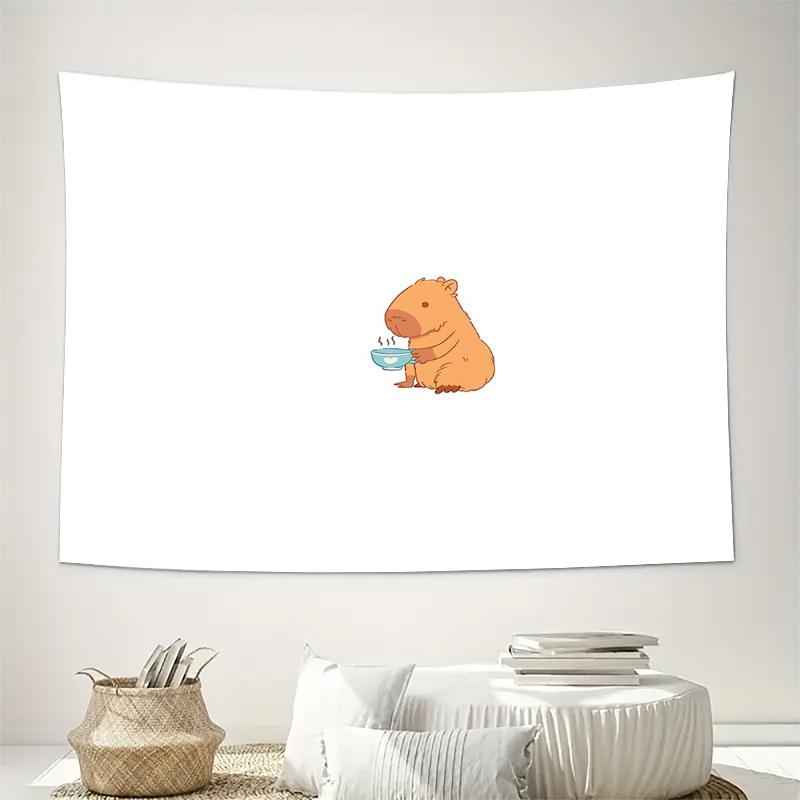 Süße Capybara Wandbehang Anime Ästhetik Zimmerdeko Studentenwohnheim Deko Gemütliche Wohnkultur Geschenk Trendige Wandkunst Naturliebhaber Geschenk
