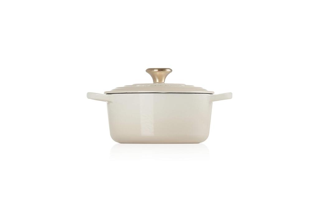Le Creuset Signature Cocotte Ronde 18cm Cast Iron Enamel Pot, Gas, Induction, and Oven Safe [Official Japanese Product]