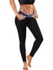 Women's High-Waisted Shaping Leggings - Sweat-Inducing, Hip-Lifting, Tummy-Control Yoga Pants