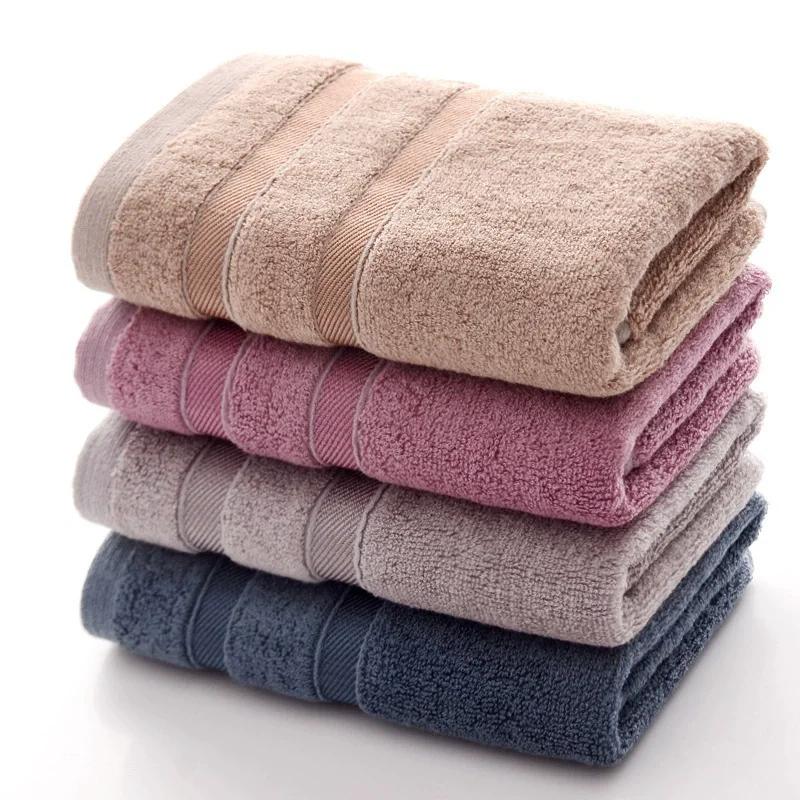 1Pcs High Quality Bamboo Fiber Thickened Adult Towels Soft And Absorbent Sport Towels For Both Men Women Hand Shower Face Towel