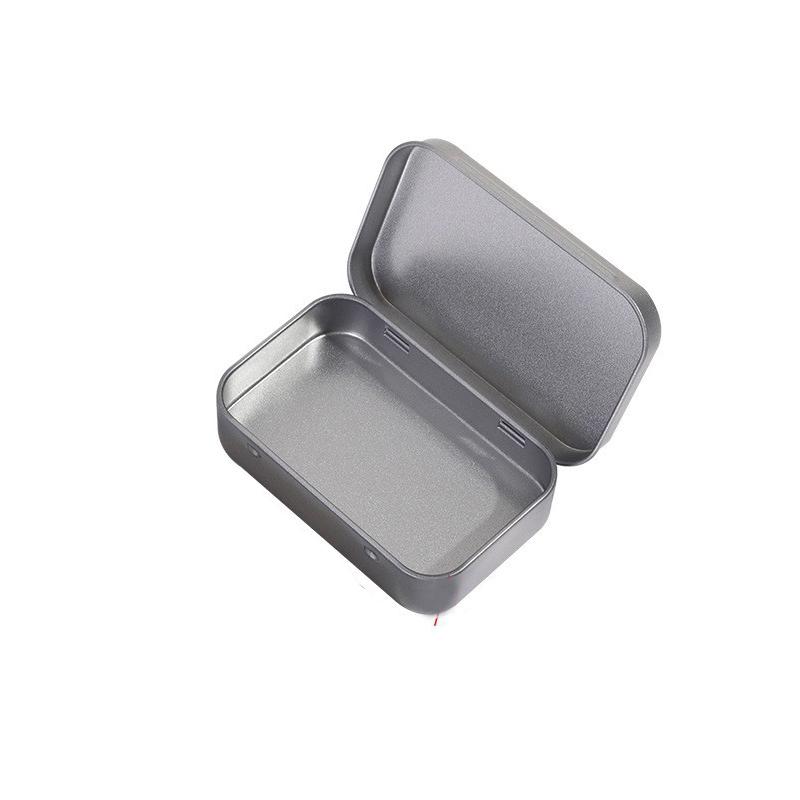 

1-10pc Mini Metal Empty Storage Box Tin Plated Container With Hinged Lid Wedding Jewelry Pill Cases Portable Cosmetic Organizer